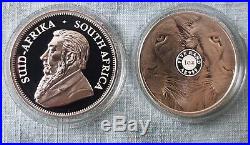 2019 SA Krugerrand/big5 Lion Silver Proof ALL OMP Included