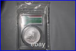 2019 SOUTH AFRICA 1oz. 999 Fine Silver Krugerrand PCGS MS-70 First Strike 27