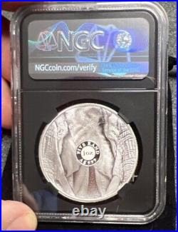 2019 SOUTH AFRICA Big 5 ELEPHANT NGC PF70 First Day Of Issue Hand-Signed! Silver