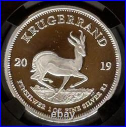 2019 S. Africa 1R Silver Krugerrand First Day Signed Tsehlo RAREST ONE