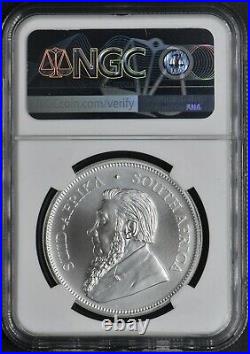 2019 S. Africa 1R Silver Krugerrand First Day of Production NGC MS 70