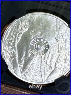 2019 S. Africa Elephant First Day of Issue S5R NGC MS 70 First Series issue 2019 S. Africa Elephant First Day of Issue S5R NGC MS 70 First Series issue