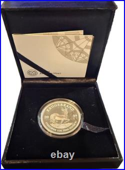 2019 Silver South Africa Proof Krugerrand 1 Oz Coin Box Coa