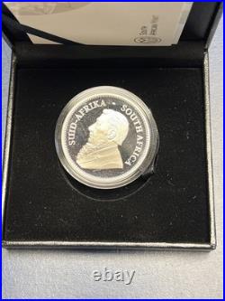 2019 Silver South Africa Proof Krugerrand 1 Oz Coin Box Coa
