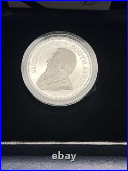 2019 Silver South Africa Proof Krugerrand 1 Oz Coin Box Coa
