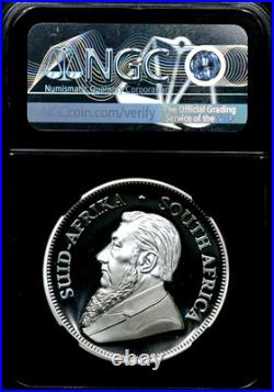 2019 South Africa 1R Proof Silver Krugerrand NGC PF70 UCam Tsehio Sig BS444