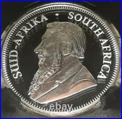 2019 South Africa 1oz Silver. 999 Krugerrand NGC PF70 UC FDI Big 5 LION Privy