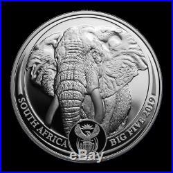 2019 South Africa 2-Coin Silver Krugerrand & Elephant Proof Set IN HAND