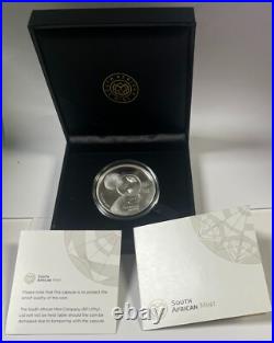 2019 South Africa 2 Rand 50th Anniversary Moon Landing Silver Proof Coin