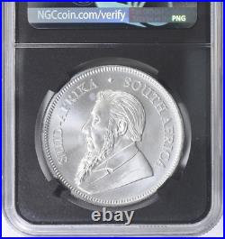 2019 South Africa. 999 Silver 1oz Coin NGC MS70 Krugerrand Tumi Tsehlo FDP