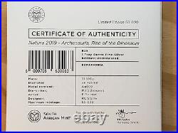 2019 South Africa Archosauria Euparkeria Silver Twenty-five Rand PCGS MS70 2440