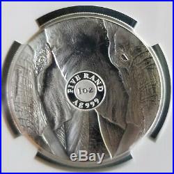 2019 South Africa BIG 5 Elephant NGC PROOF PF70 Ultra Cameo New Series