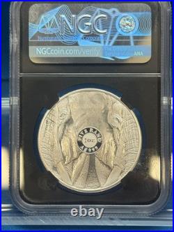 2019 South Africa BIG 5 S5R PF70 UCam 4 Coin Set (Lion, Elephant, Rhino, Buffalo)