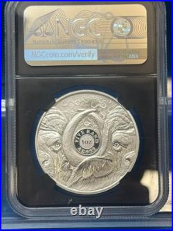 2019 South Africa BIG 5 S5R PF70 UCam 4 Coin Set (Lion, Elephant, Rhino, Buffalo)