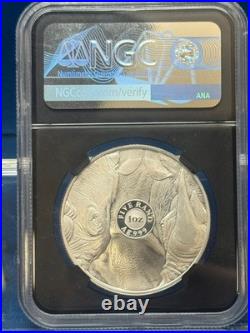 2019 South Africa BIG 5 S5R PF70 UCam 4 Coin Set (Lion, Elephant, Rhino, Buffalo)