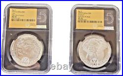 2019 South Africa BIG 5 Series 1 Elephant and Lion Proof Set MS70