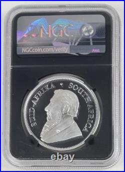 2019 South Africa Krugerrand 1 oz Silver NGC PF 70 UC First Releases Springbok