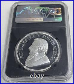 2019 South Africa Krugerrand 1 oz Silver NGC PF 70 UC First Releases Springbok