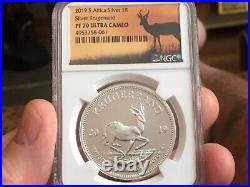 2019 South Africa Proof 70 UC NGC #4953758-061 Beautiful Coin