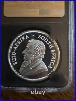 2019 South Africa Silver Krugerrand Lion Privy FDOI PF70 Tumi Tsehlo Signed