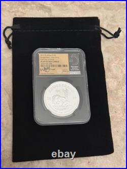 2019 South Africa Silver Krugerrand Lion? Privy NGC PF69 Ultra Cameo TUMI SIG
