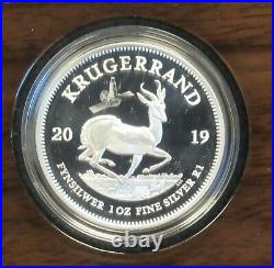 2019 South Africa Silver Krugerrand Two Coin Set With Ranger Spacecraft Privy