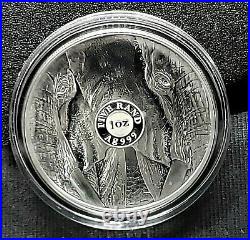 2019 South African BIG 5 Elephant PROOF 1 oz Silver Rand w SA Mint Coin Case