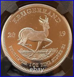 2019 South African Krugerrand MS70 signed by Tumi Tsehlo FDOP