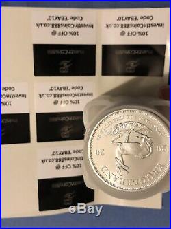 2020 10 X 1oz South African Krugerrand 1 ounce Silver Bullion Coin unc FREE BARS