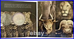 2020 $1 South African Mint 1 oz Silver The Big 5 Leopard