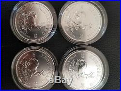2020 1oz South African Krugerrand 1 ounce Silver Bullion Coin unc x4