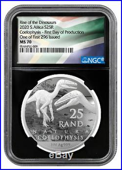2020 Africa 1 oz Silver Natura NGC MS70 FDP One of First 296 PRESALE SKU60164