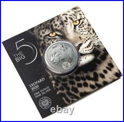 2020 Leopard South Africa Big Five 1 Oz Silver Coin Bu Presale