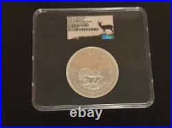 2020 SA 2 oz Silver FDP 1 of first 862 struck Krugerrand NGC PF 69 Ultra Cam