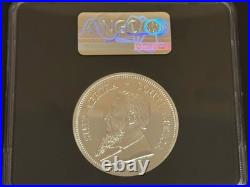 2020 SA 2 oz Silver FDP 1 of first 862 struck Krugerrand NGC PF 69 Ultra Cam