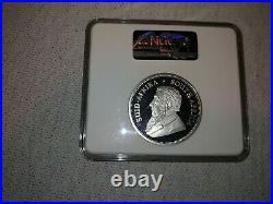 2020 S. Africa S2KR 2 oz Silver Krugerrand First Releases NGC PF70 Ultra Cameo