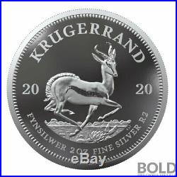 2020 Silver Proof South Africa Krugerrand 2 oz