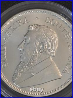 2020 South Africa 1 oz Silver Krugerrand 1 Rand BU Brilliant Uncirculated