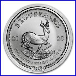 2020 South Africa 1 oz Silver Krugerrand BU