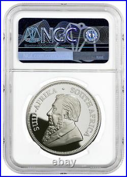 2020 South Africa 1 oz Silver Krugerrand Proof R1 Coin NGC PF69 UC Springbok