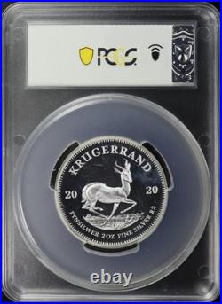 2020 South Africa 2 Rand Silver Krugerrand 2 oz PCGS PR-69 DCAM
