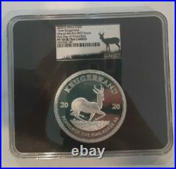 2020 South Africa 2 oz Silver Krugerrand NGC PF 70 UC FIRST DAY OF PRODUCTION