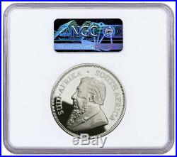 2020 South Africa 2 oz Silver Krugerrand Proof NGC PF70 UC Brown Label SKU60344