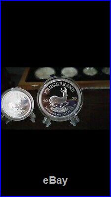 2020 South Africa 2oz Silver Proof Krugerrand WithAll Mint Packaging PRE-SALE