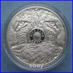 2020 South Africa 5 Rand Big Five Spotted Leopard 1 oz Silver Proof