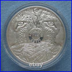 2020 South Africa 5 Rand Big Five Spotted Leopard 1 oz Silver Proof