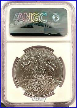 2020 South Africa Big 5 Spotted Leopard 1 oz 999 Silver Coin NGC MS 70
