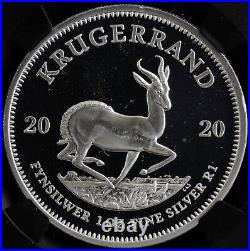 2020 South Africa Krugerrand PCGS PF 70 First Day Production With Box and COA