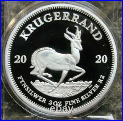2020 South Africa Krugerrand Proof 2 oz. 999 Silver