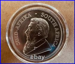2020 South Africa One Ounce. 999 Silver Krugerrand Barracuda Colorized 1 Of 100